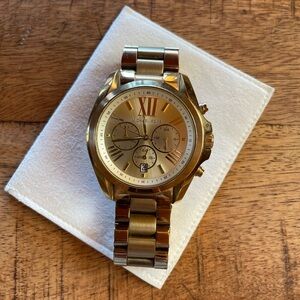 Michael Kors Bradshaw Chronograph Watch MK5605 | Gold Tone
